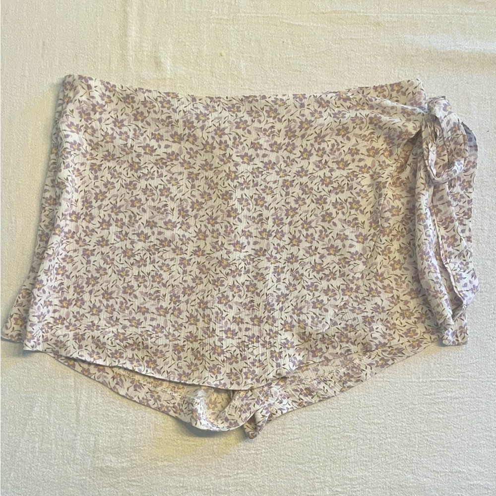 Alter’d State Floral Print Wrap Skort